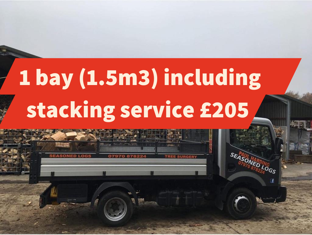 1 bay of logs with stacking service