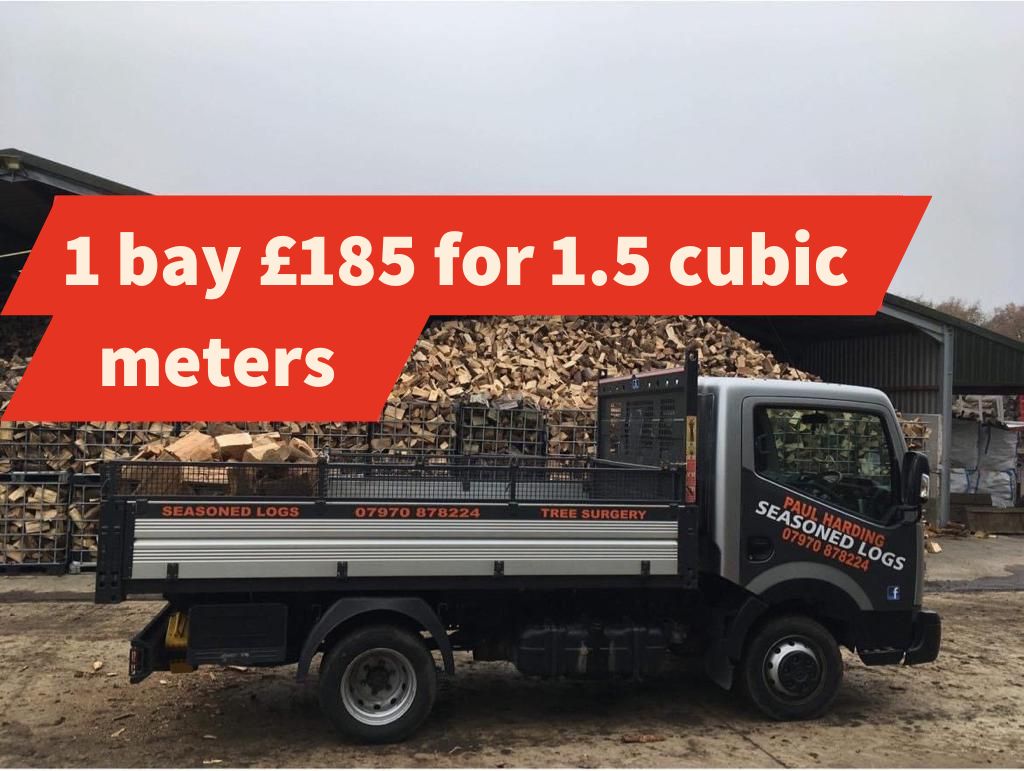 1 bay of perfectly seasoned logs