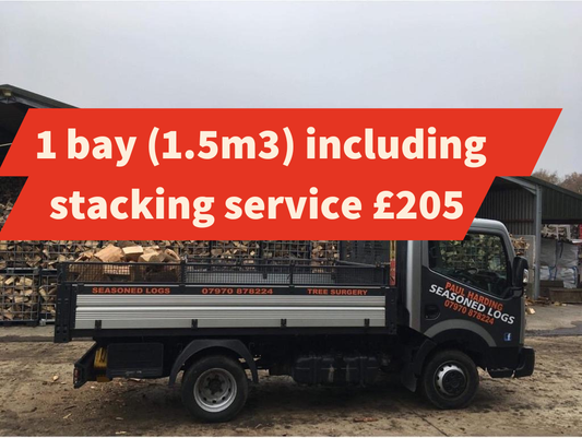 1 bay of logs with stacking service